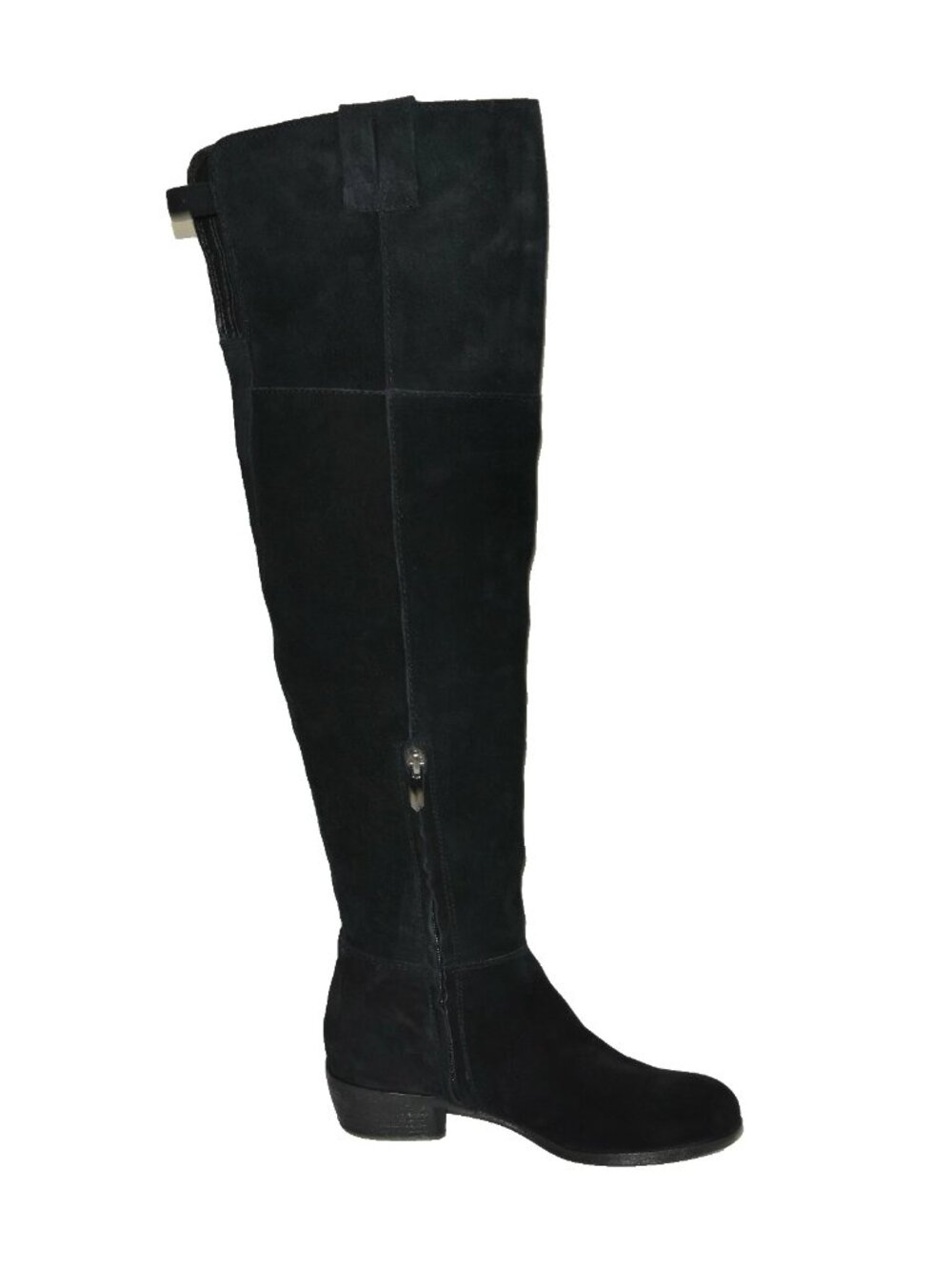 New! Sam Edelman 'Johanna' Over the Knee Black Suede Boot Size 7 M CO1